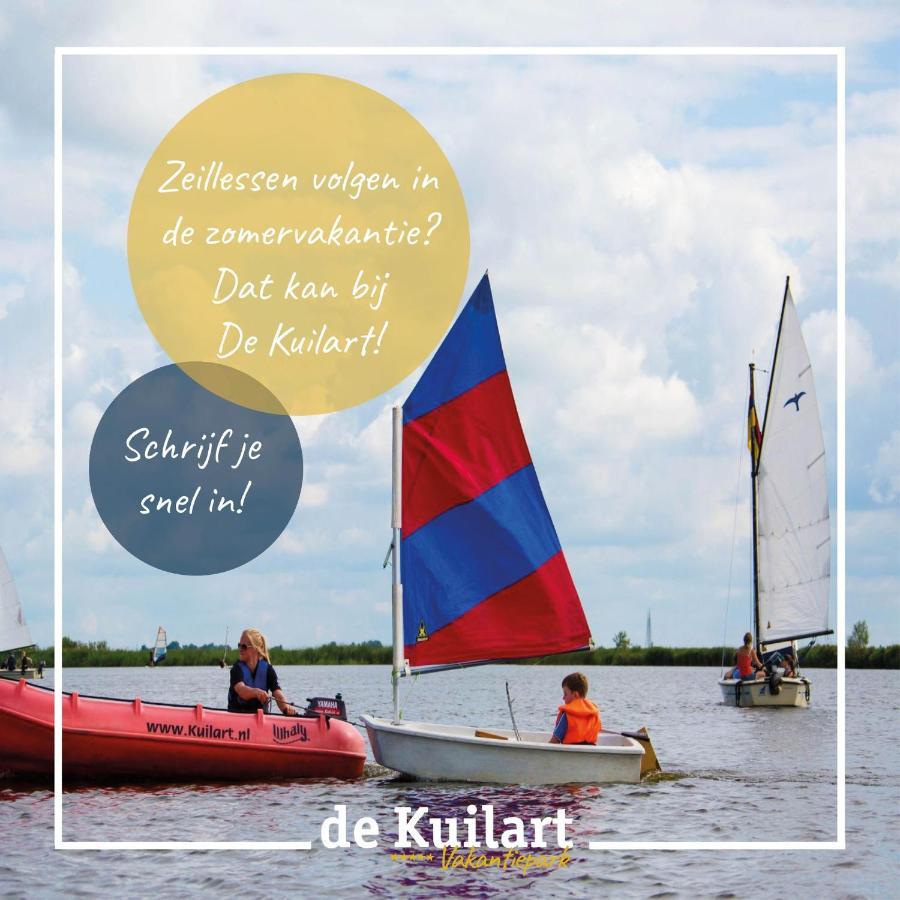 Stacaravan Op 5 Sterren Vakantiepark De Kuilart Friesland Aan Het Meer Met Zwembad 5P 237 Koudum Buitenkant foto