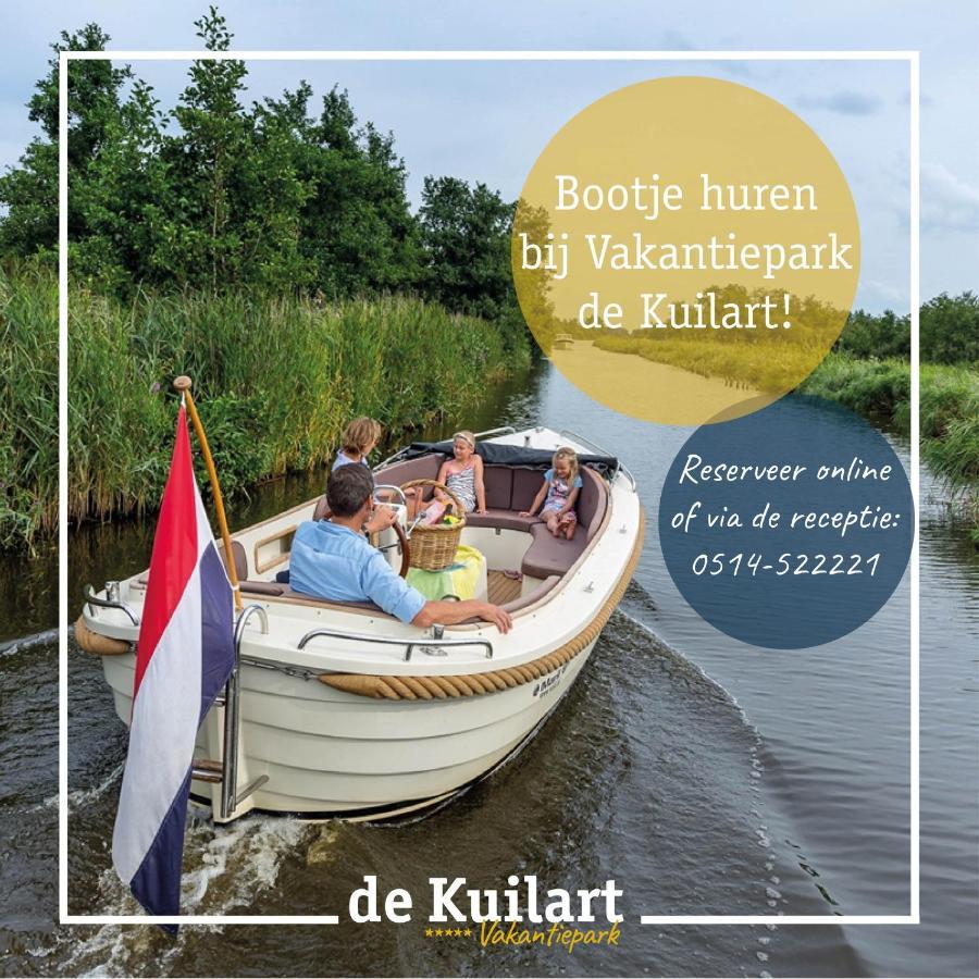 Stacaravan Op 5 Sterren Vakantiepark De Kuilart Friesland Aan Het Meer Met Zwembad 5P 237 Koudum Buitenkant foto